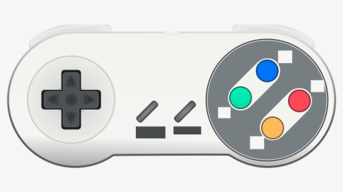 Transparent Game Controller Clipart - Super Nintendo Controller Art, HD Png Download, Transparent PNG
