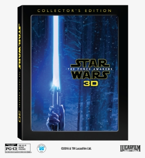 Transparent Star Wars The Force Awakens Png - Star Wars 7 Bluray 3d, Png Download, Transparent PNG