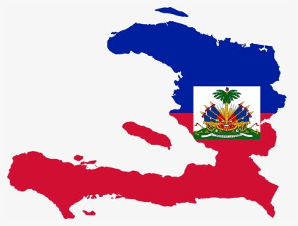 Flag Map Of Haiti, HD Png Download, Transparent PNG