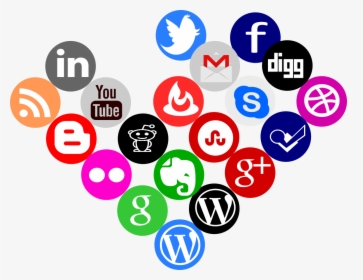 Social Round - All Social Media Icons Round Png, Transparent Png, Transparent PNG