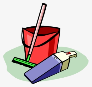 Cleaning Supplies Clip Art - Cleaning Tools Clip Art, HD Png Download, Transparent PNG