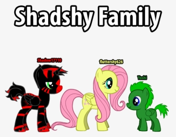 Shadshy Family Fluttershy626 Yoshi Pony Fluttershy - Shad No Shad Yes Meme, HD Png Download, Transparent PNG