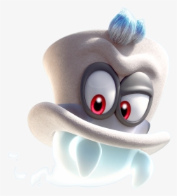Super Mario Odyssey Cappy Art, HD Png Download, Transparent PNG