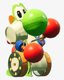 As A Slight Nod To Yoshi S - Yoshi's Crafted World Go Go Yoshi, HD Png Download, Transparent PNG