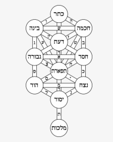 Kabbalah Tree Of Life Sacred Geometry, HD Png Download, Transparent PNG