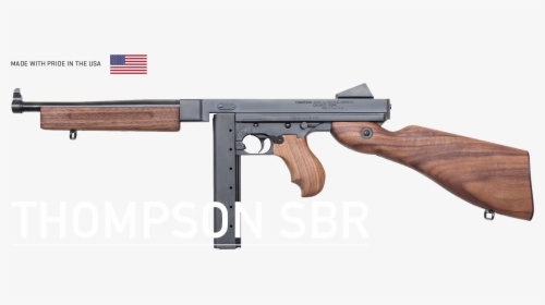 Transparent Tommy Gun Clipart - Auto Ordnance Thompson Sbr, HD Png Download, Transparent PNG