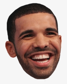 Drake Laughing - Drake Face Png, Transparent Png, Transparent PNG