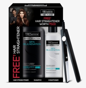Tresemme Shampoo With Free Hair Straightener And Curler, HD Png Download ,  Transparent Png Image - PNGitem