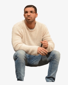 Drake Sitting - Drake Transparent, HD Png Download, Transparent PNG