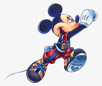 Transparent Mickey Mouse Birthday Clipart - Kingdom Hearts Mickey Art, HD Png Download, Transparent PNG