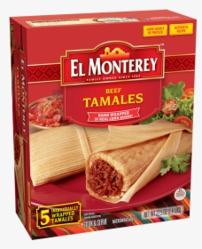 Frozen Tamales - El Monterey Beef Tamales, HD Png Download, Transparent PNG