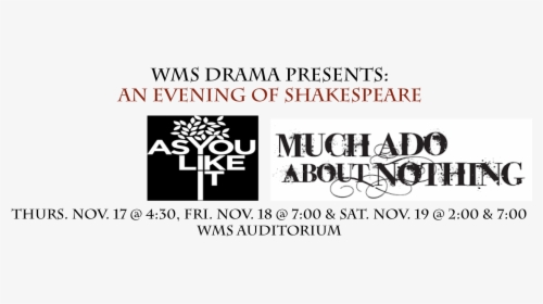 Wms An Evening Of Shakespeare Nov 17-18 - Nyc Salt, HD Png Download, Transparent PNG