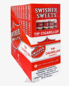 Swisher Sweets Tip Cigarillos Cherry Pack - Box, HD Png Download, Transparent PNG