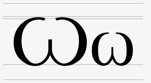 Omega Lowercase, HD Png Download, Transparent PNG