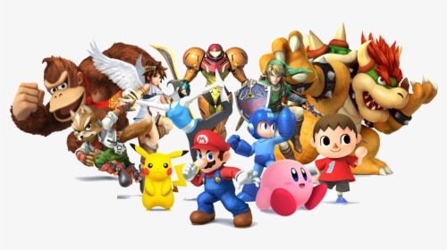 Nintendo Characters Png - Super Smash Bros Characters Png, Transparent Png, Transparent PNG