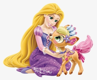 Movie Tangled Rapunzel Long Blonde Cosplay Party Wavy - Rapunzel Palace Pets, HD Png Download, Transparent PNG