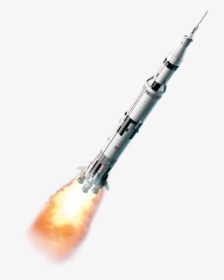 Missile Png - Lego Saturn V, Transparent Png, Transparent PNG