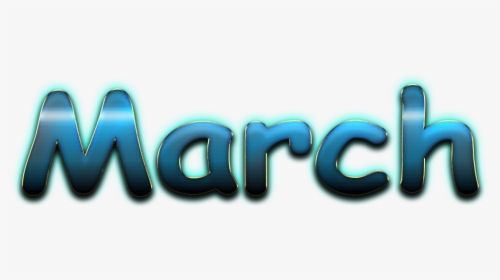 March Name Png - Graphic Design, Transparent Png, Transparent PNG