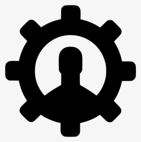 Productivity Gear - User Icon Gear, HD Png Download, Transparent PNG