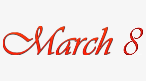 Transparent 8 March Womens Day Background Png - Carmine, Png Download, Transparent PNG