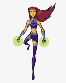 Starfire Teen Titans - Starfire From Teen Titans, HD Png Download, Transparent PNG