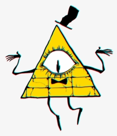 Billcipher Gravityfalls Cartoon Pyramid Yellow Eye - Gravity Falls Bill Icon, HD Png Download, Transparent PNG