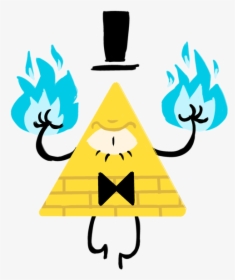 Bill Cipher Blue Fire, HD Png Download, Transparent PNG