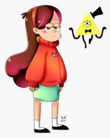 Mabel Pines Bill Cipher Dipper Pines Gravity Falls - Bill Cipher Dipper Pines Gravity Fall, HD Png Download, Transparent PNG