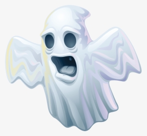 Spooky Ghost Halloween - Ghost Png, Transparent Png, Transparent PNG