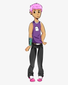 Punk James For A Jeamus Au Me And Ocey Made - Cartoon, HD Png Download, Transparent PNG