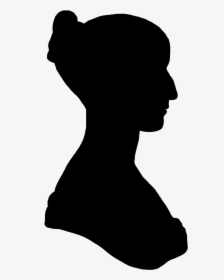 Silhouette Of Womans Face At Getdrawings - Silhouette Face Victorian, HD Png Download, Transparent PNG