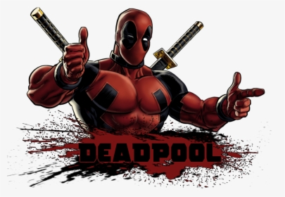 Download Deadpool Poster Png - Deadpool Saying Happy Birthday, Transparent Png, Transparent PNG