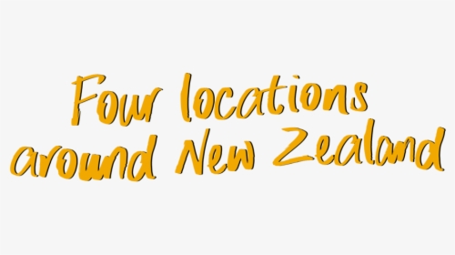 Four Locations Around New Zealand - Calligraphy, HD Png Download, Transparent PNG