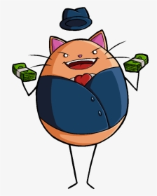 Wikiara - Fat Cat King Of The Hat, HD Png Download, Transparent PNG