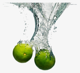 Verfrissend In It - Fruit With Water Splash Png, Transparent Png, Transparent PNG