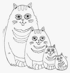 Transparent Fat Cat Png, Png Download, Transparent PNG