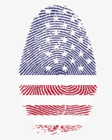 Transparent Usa Flag Clip Art Png - Transparent Background Fingerprint Png, Png Download, Transparent PNG