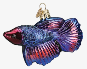 Betta Fish Ornament Old World Christmas At Its-ornamental - Betta Fish Christmas Ornament, HD Png Download, Transparent PNG