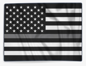 Silver Line - Blanket - Red And Black Usa Flag, HD Png Download, Transparent PNG