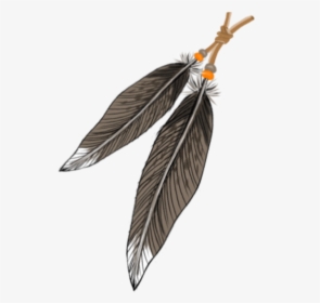 #feathers #indian #freetoedit - Twig, HD Png Download, Transparent PNG