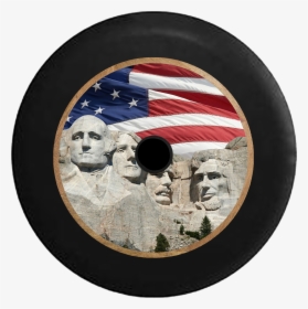 Jeep Wrangler Jl Backup Camera Us Flag Mount Rushmore - Presidents Day, HD Png Download, Transparent PNG