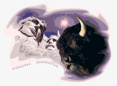 Vector Illustration Of South Dakota Mount Rushmore - Illustration, HD Png Download, Transparent PNG