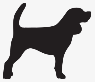 Beagle Sticker German Pinscher Silhouette - Beagle Silhouette, HD Png Download, Transparent PNG