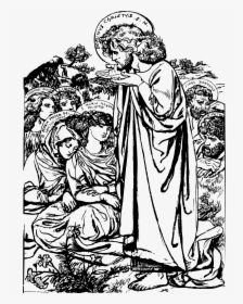 Sermon On The Mount , Png Download - Sermon On The Mount Rossetti, Transparent Png, Transparent PNG