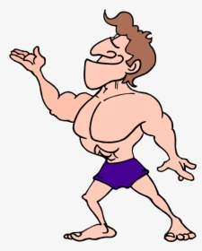 Body Builder Cartoon Gif Clipart , Png Download - Body Builder Cartoon Gif, Transparent Png, Transparent PNG