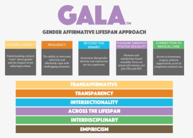 Gender Affirmative Lifespan Approach Chart Of Core - Sexuality Spectrum, HD Png Download, Transparent PNG