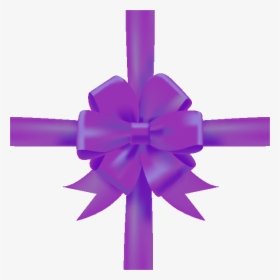 Ribbon Purple Icon3 - Free Purple Ribbon Vector, HD Png Download, Transparent PNG