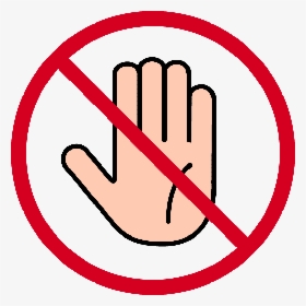 Stop Hand Png - Don T Be Tardy For School, Transparent Png, Transparent PNG