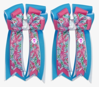 Transparent Blue Ribbon Bow Png - Silk, Png Download, Transparent PNG