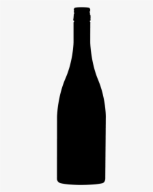 Glass Bottle Clipart Glass Bottle Champagne Wine - Beer Bottle Png Black, Transparent Png, Transparent PNG